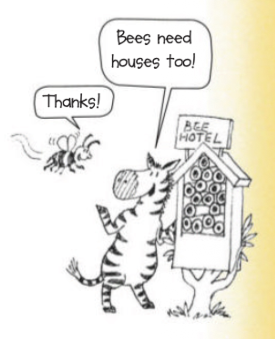 Bees need houses too! Thanks!